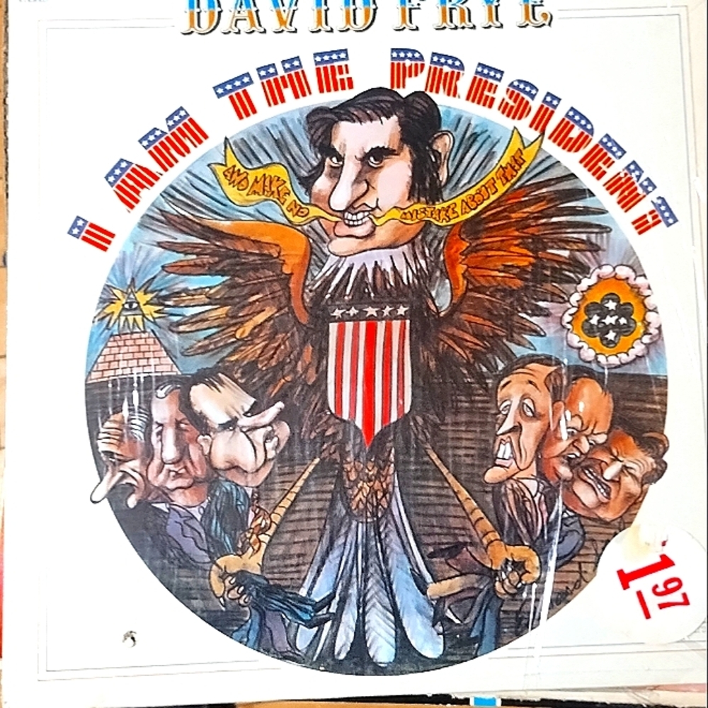 Vintage comedy vinyl David Frye